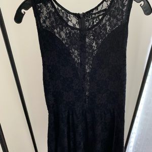For Love and Lemons black lace dress